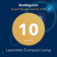 Certifikát, ocenenie alebo iný dokument vystavený v ubytovaní Lazaristes Compact Living