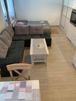 Posezení v ubytování Apartmán Filipovice s letní terasou