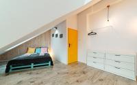 Posteľ alebo postele v izbe v ubytovaní Wonder Home - Apartamenty w malowniczej okolicy, z balkonami i widokiem na góry