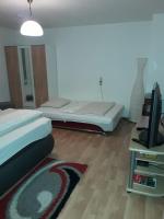 Ferienwohnung Grimmerにあるベッド