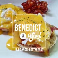 una confezione di formaggio del ristorante Blue Angel su un panino di Blue Angel Resort a Cozumel