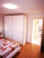 Postel nebo postele na pokoji v ubytování Apartman "Sabine red" with heated pool