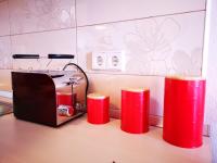 Příslušenství pro přípravu čaje a kávy v ubytování Apartman "Sabine red" with heated pool
