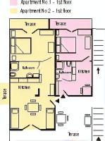 Plán poschodí v ubytovaní Apartment Božiković - Jelsa - Vitarnja