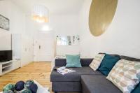 Televízia a/alebo spoločenská miestnosť v ubytovaní BpR BRIGHT Sapphire Apartment