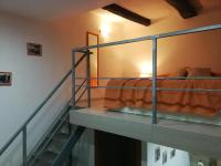 Łóżko lub łóżka piętrowe w pokoju w obiekcie Casa vacanze Totò&Peppino
