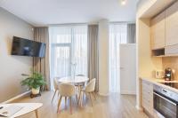 Asian Magnolia Boutique Apartmentsにあるキッチンまたは簡易キッチン
