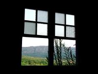 ゲストハウスから撮影された、または一般的な山の景色