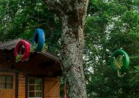 Půdorys ubytování Cabañas de Madera Sanabria