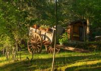 Zahrada ubytování Cabañas de Madera Sanabria