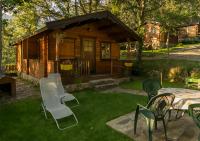 Zahrada ubytování Cabañas de Madera Sanabria
