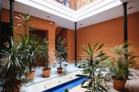 A garden outside New Amor de Dios