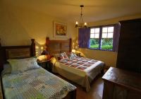 A Casa Vermelha Hospedariaにあるベッド