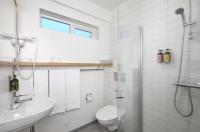 Koupelna v ubytování Hotel Klaustur