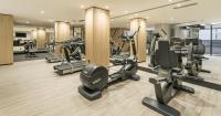 Fitness centrum a/nebo fitness zařízení v ubytování Ilunion Málaga
