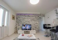 Televízia a/alebo spoločenská miestnosť v ubytovaní S & V Deluxe Apartments