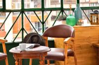 Posezení v ubytování Hostal Girona