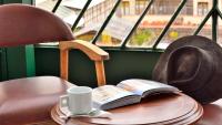 Posezení v ubytování Hostal Girona