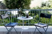 Balkón alebo terasa v ubytovaní Best located executive apartment in Maroussi.