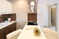 Kuchyň nebo kuchyňský kout v ubytování Metro Apartment