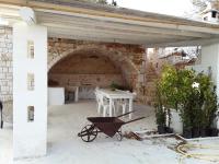 A patio or other outdoor area at Trullo Cime Bianche