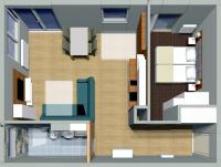 Plán poschodí v ubytovaní Apartment Milena