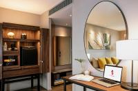 Kuchyň nebo kuchyňský kout v ubytování Sivatel Bangkok Hotel