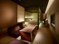 hotel kanra kyotoにあるベッド
