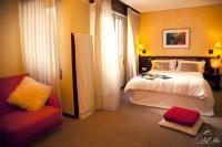 Posteľ alebo postele v izbe v ubytovaní Hotel Eli-Mar