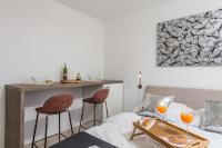 Plán poschodí v ubytovaní Consensus apartment
