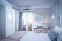 Posteľ alebo postele v izbe v ubytovaní Mari Kristin Beach Hotel