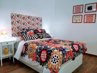 Postel nebo postele na pokoji v ubytování Loft Azahar junto a Puente Romano