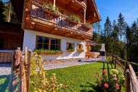 Vonkajšia záhrada v ubytovaní Chalets Almidylle