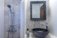 A bathroom at Authentic Cretan Stone Windmill