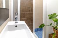 A bathroom at Casa Po