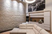 A kitchen or kitchenette at New Loft Style Appartman in the heart of the City