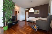 Posezení v ubytování City penthouse Vita