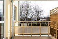 Balkón alebo terasa v ubytovaní Jantar Apartamenty - Park Side