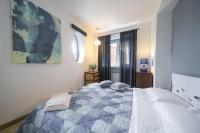 A bed or beds in a room at casa del mare e della musica