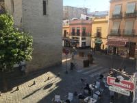 Nespecifikovaný výhled na destinaci Sevilla nebo výhled na město při pohledu z penzionu
