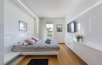 Posteľ alebo postele v izbe v ubytovaní Luxury Apartments Novigrad