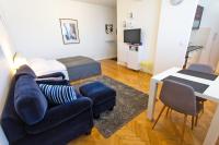 Televízia a/alebo spoločenská miestnosť v ubytovaní Studio M Zagreb