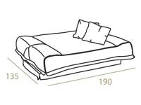 A bed or beds in a room at Tempo Life Apartman