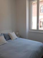 Posteľ alebo postele v izbe v ubytovaní Appartamento con vista
