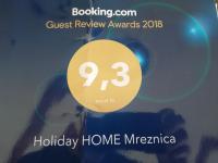 Certifikát, ocenenie alebo iný dokument vystavený v ubytovaní Holiday Home Mreznica