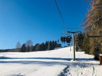 Obiekt Roubenky Bublava zimą