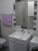 Koupelna v ubytování Apartman Nature