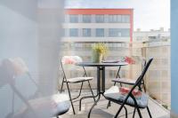 Balkón alebo terasa v ubytovaní Cute and Sunny Studio in Zagreb with Balcony & Free Parking