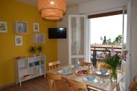 Televízia a/alebo spoločenská miestnosť v ubytovaní Villa Maria Apartments