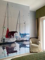 A seating area at Hotel Residence Veliero